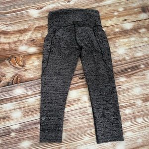 Lululemon legs black and | 4 gray | 4